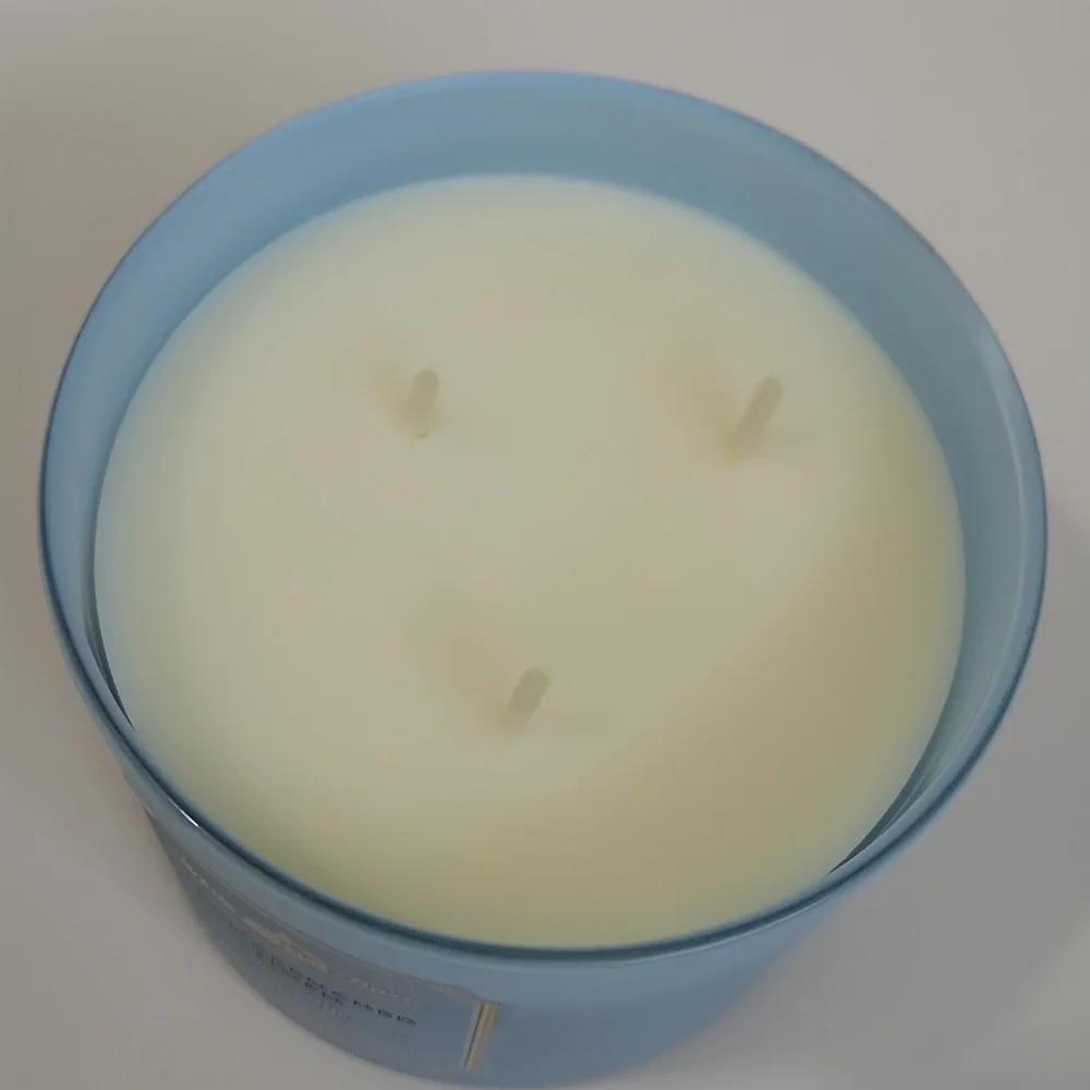 White Barn Bath‎ & Body Wotks Sundrenched Linen Candle 3 Wick NEW